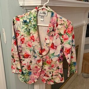 Joseph Ribkoff Multicolor Floral Blazer